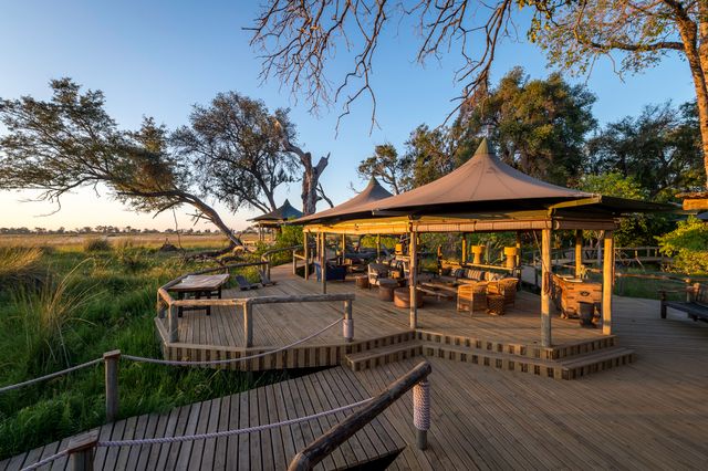 Botswana Okavango Delta Little Vumbura main area deck WS.jpg - Jambo Safari Club