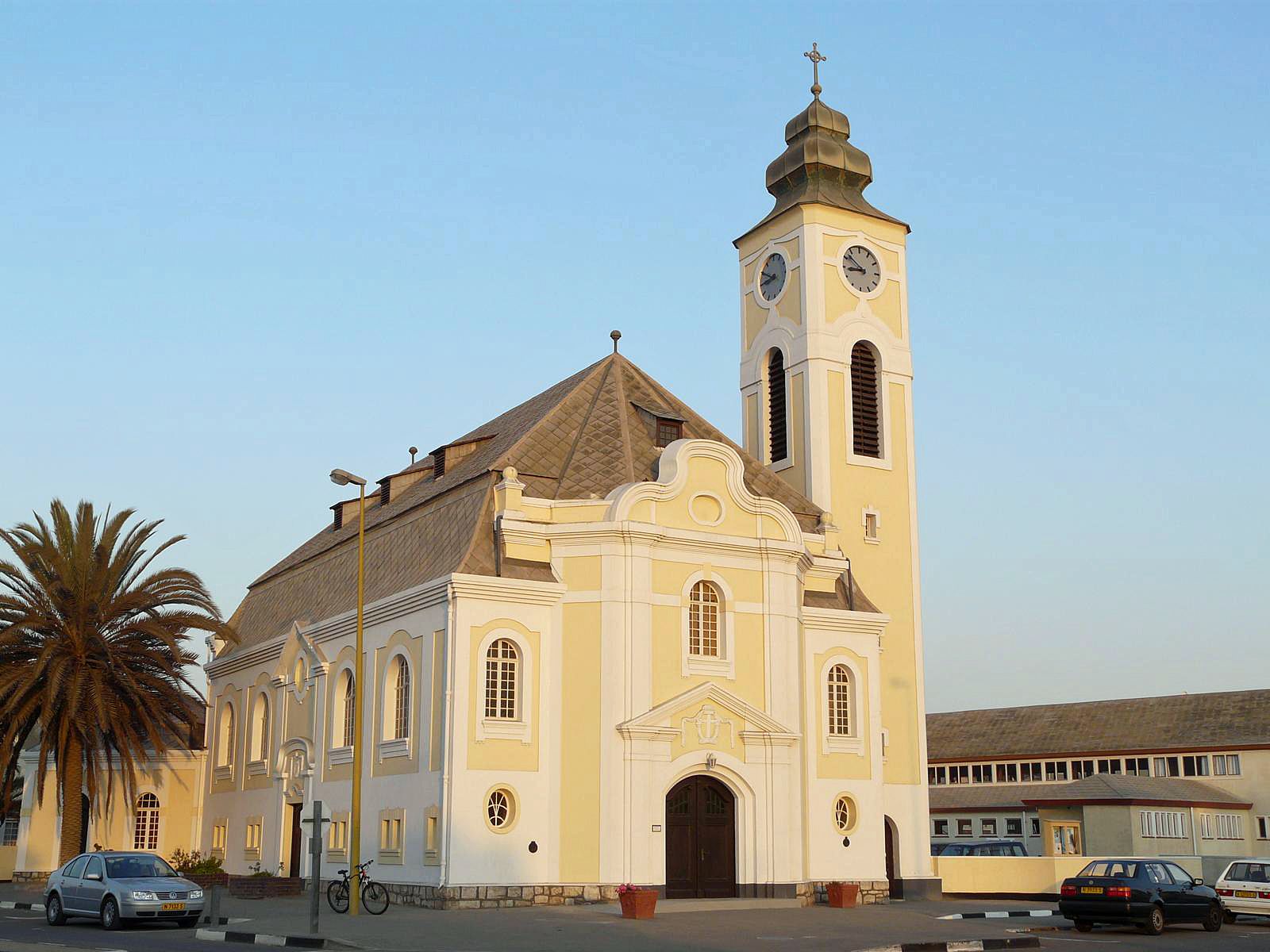 Namibie Bezienswaardigheid Swakopmund kerk.jpg - Jambo Safari Club