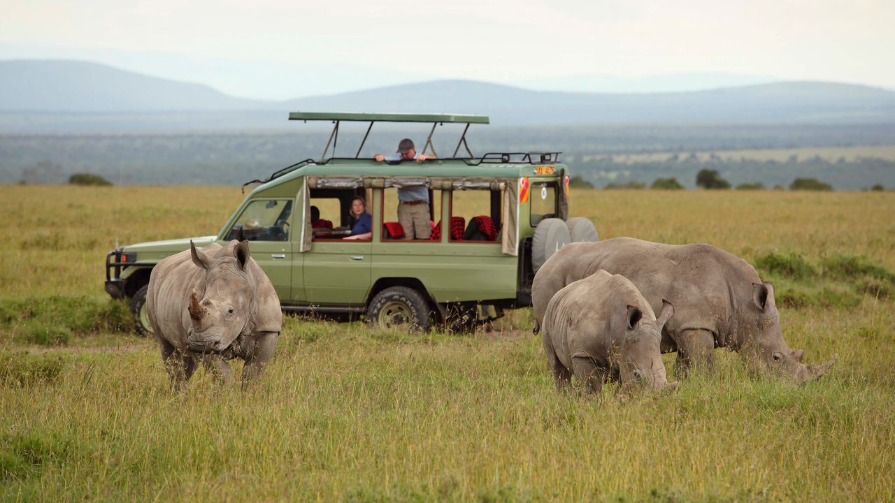 Kenia Wildlife Ol Pejeta neushoorns voertuig ASC 1.jpg - Jambo Safari Club